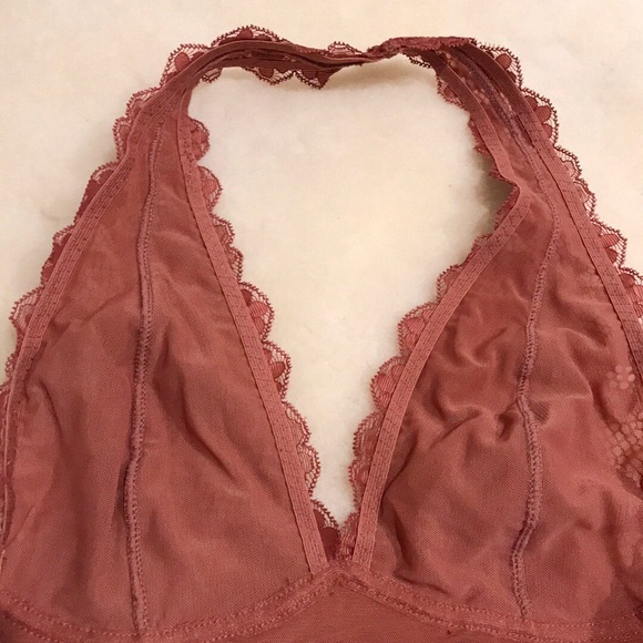 Free People Galloon Lace Halter Bra. XS, L - Picture 5 of 8